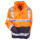 Men's Waterproof High-Visibility Orange Work Jacket